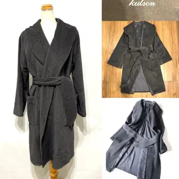 kulson 칼슨 theory 벨트 포함 롱 코트 그레이 36