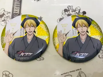 쿠로코의 농구 키세 료타 세가 콜라보 카페 캔뱃지 화과자 장인 2개