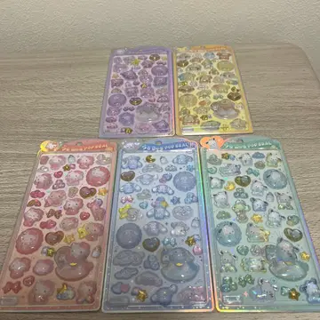 [정품] 우루츄루 팝씰 산리오 5세트