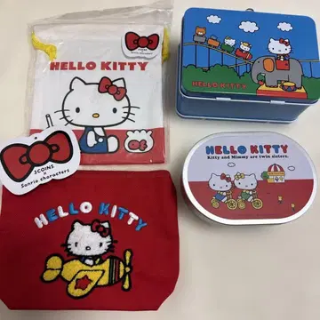 3COINS 쓰리코인즈 산리오 키티 쓰리코인즈 4점 세트