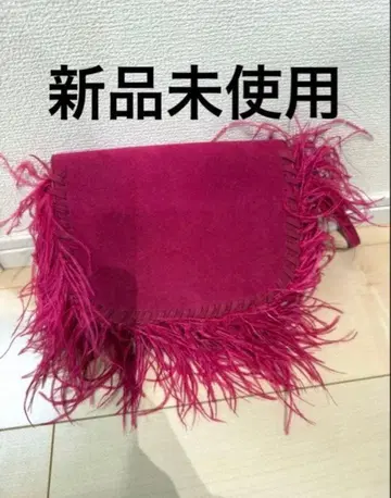 프레이 아이디 페더 클러치백 핑크 컬러