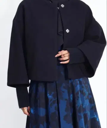 FENNEL 리브 슬리브 숏코트