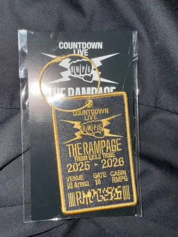 란페 카우콘 회장 한정 와펜 키링 나고야 THE RAMPAGE
