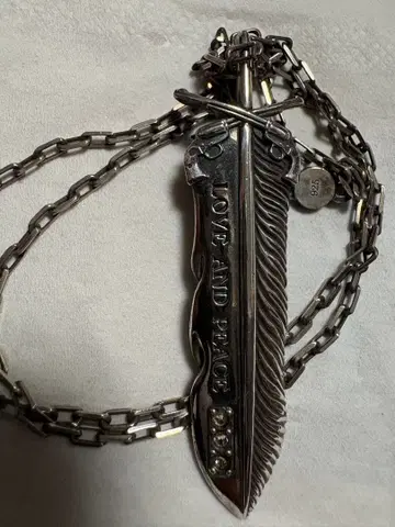 roar roarguns 페더 silver 925 necklace