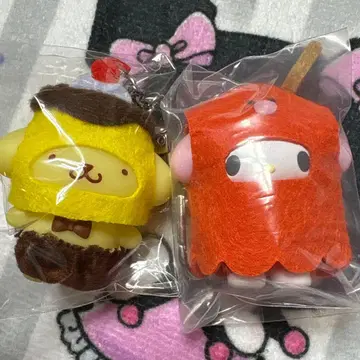 산리오 치비토모 시크릿 키링 폼폼푸딩 마이멜로디