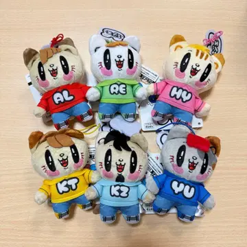 GENERATIONS 제 고양이 봉제 인형 마스코트 6체 세트