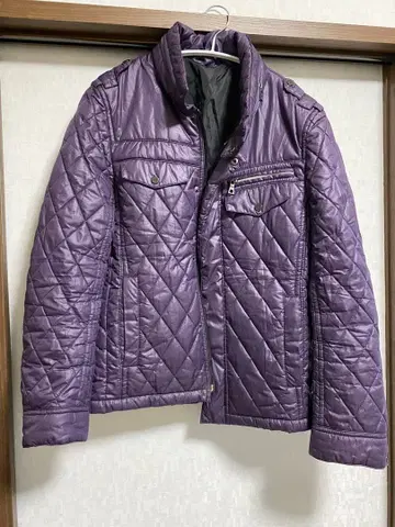 중고 jun red 퍼플 다운 자켓 사이즈 1