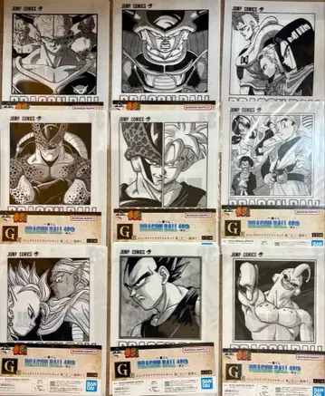 제일복권 드래곤볼 40th G상 클리어 파일 세트 9점 세트