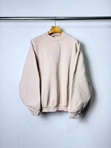 [ USA 한정판 ] 로스앤젤레스 어패럴 14oz 맨투맨 M 베이지 레어