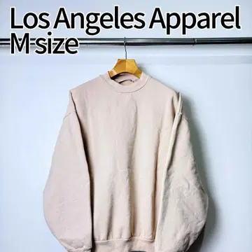[ USA 한정판 ] 로스앤젤레스 어패럴 14oz 맨투맨 M 베이지 레어