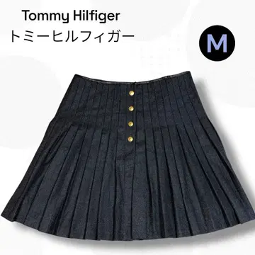 타미힐피거 플리츠 스커트 모 96% M 사이즈