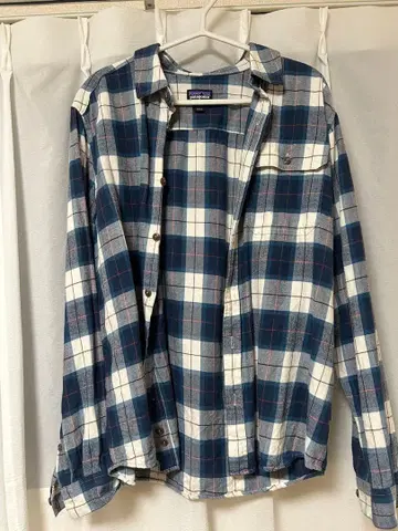 patagonia 체크 무늬 플란넬 셔츠