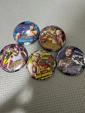 RIZIN 스피도 복권 캔뱃지 5종