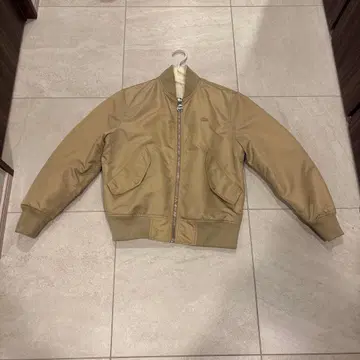 라코스테 아우터 리버서블 퀼팅 타프타 봄버 자켓