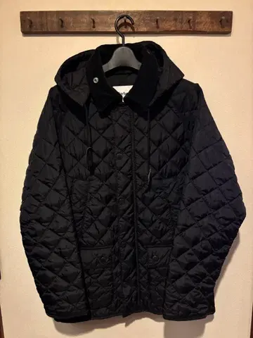 바버 쉽스 별주 퀼팅 비데일 블랙