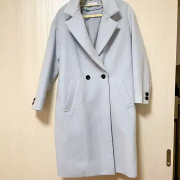 THE SHOP TK 라이트 블루 체스터 코트