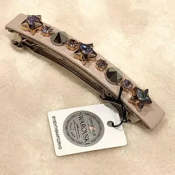 미사용 새상품 택 포함 컴플렉스 비즈 머리핀 스와로브스키 스타 별