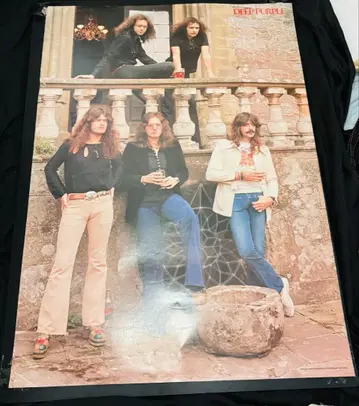 Deep Purple 밴드 포스터 B2 사이즈