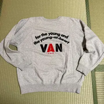 VAN jac 그레이 맨투맨