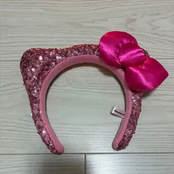 USJ 헬로키티 머리띠 핑크