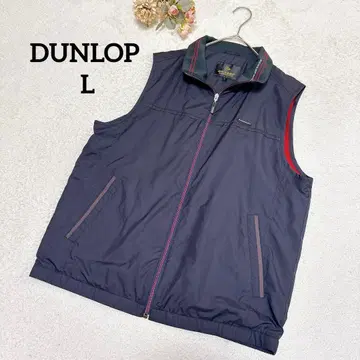 [던롭] 남성용 베스트 L 네이비 아웃도어 스포츠 골프