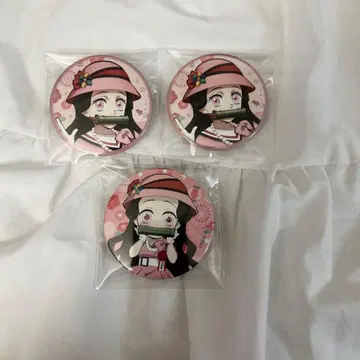 귀멸의 칼날 카마도 네즈코 애니메이션 3주년 기념제 캔뱃지