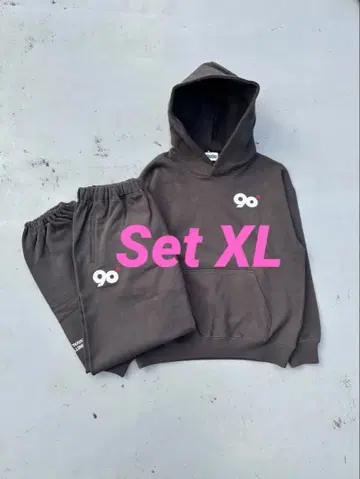 9090 90 Logo Original Hoodie 셋업 XL