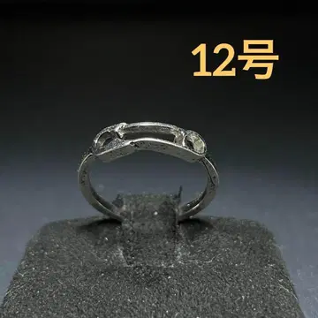 빈티지 패션 반지 실버 12호 심플한 디자인 아트