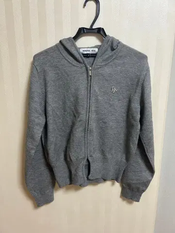 GENERAL IDEA 제너럴 아이디어 집업 니트