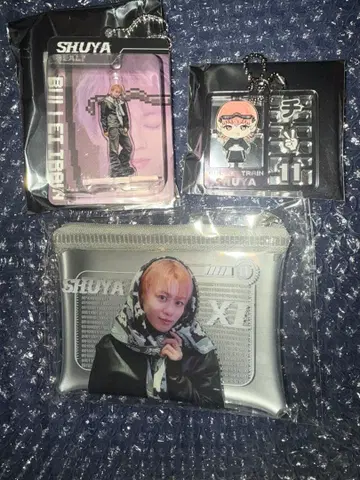 초특급 REAL? 슈야 클리어 파우치 키링 세트