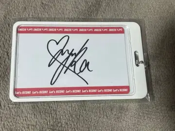 NiziU 마유카 kcon 친필 사인 택 md