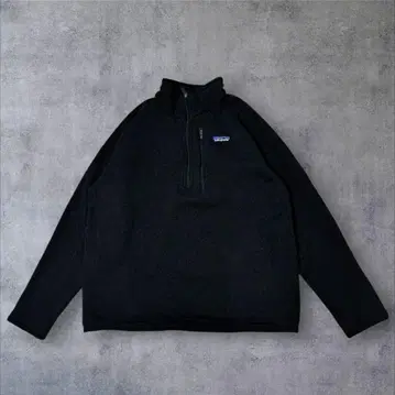 인기 파타고니아 베터 스웨터 하프 지퍼 블랙 17년제 M 사이즈