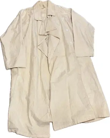 [착용 사진 있음] 프랑스군 호스피탈 린넨 코트