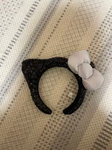 키티 키티 블랙 머리띠 USJ