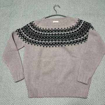 MORRIS & SONS 노르딕 무늬 니트