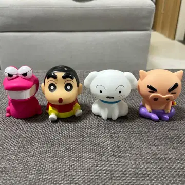 [새상품급] 짱구는 못말려(크레용 신짱) 라이트 마스코트 4체 세트