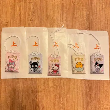 도고 신사 산리오 부적 오마모리 일본풍 시리즈 전 5종