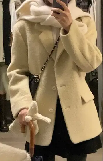 ounce 하프 코트 코트 자켓 한국 여성용