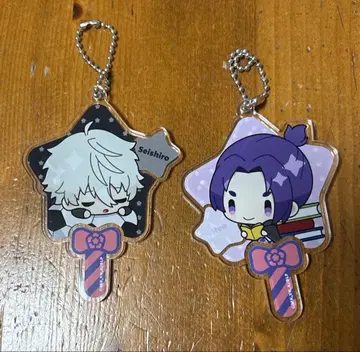 블루 록 애니메이트 카페 지팡이 아크릴 키링 나기 세이시로 미카게 레오