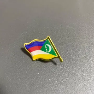 오사카 간사이 엑스포 코모로 국기 핀 배지 레어 핀