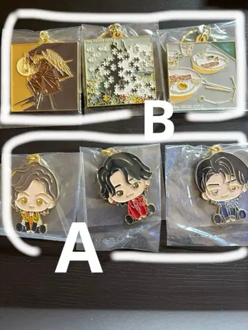 미세스 그린애플 제일복권 F상 메탈 참 6종