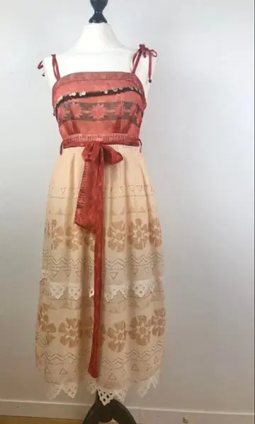 시크릿 허니 모아나 슬리브리스 원피스