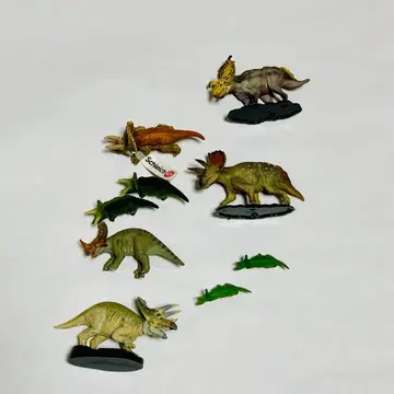 트리케라톱스 공룡 피규어 9개 세트