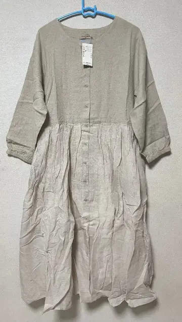 미사용 새상품 SamansaMos2 패턴 절개 개더 원피스