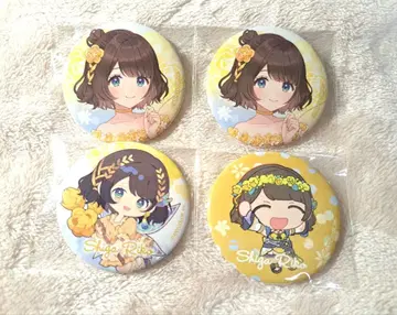 니지산지 하나비요리 아야카키비요리 시가 리코 캔뱃지