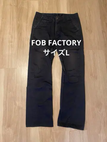 F.O.B. 팩토리 네이비 치노 팬츠 사이즈 L