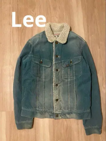 Lee 보아 카라 부착 데님 자켓