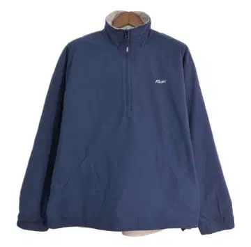 [Reebok] 하프 지퍼 리버서블 플리스 재킷 (남성용 2XL)