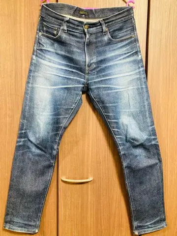 유니클로 셀비지 슬림핏 청바지 카이하라 W32