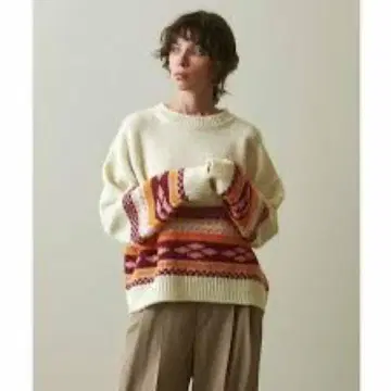 스티븐 앨런 울 나일론 풀오버 니트